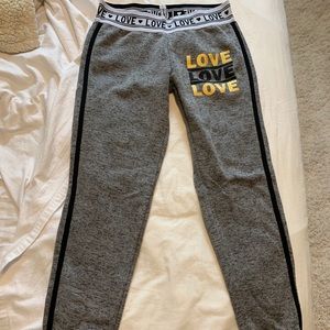 Grey sweats